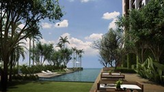 UNIXX South Pattaya showing the communal pool concept